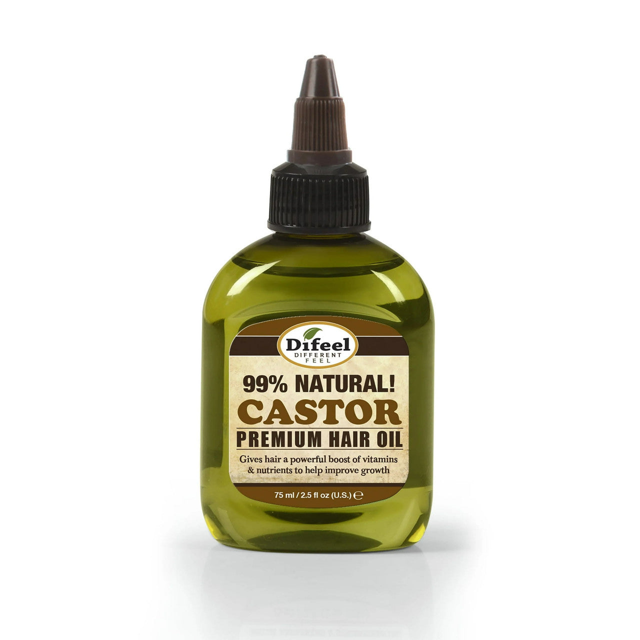 Difeel Sunflower Mega Care Castor Oil Premium Natural Hair Oil, 2.5 Oz